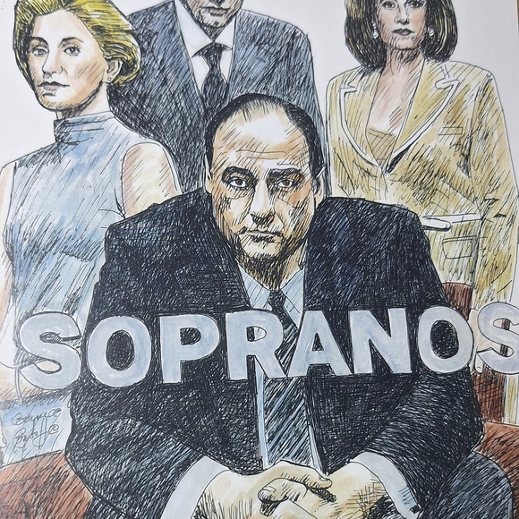 Sopranos Art Print 8×10 Print Signed By artist BERNICE BATOFF - Picture 3 of 3